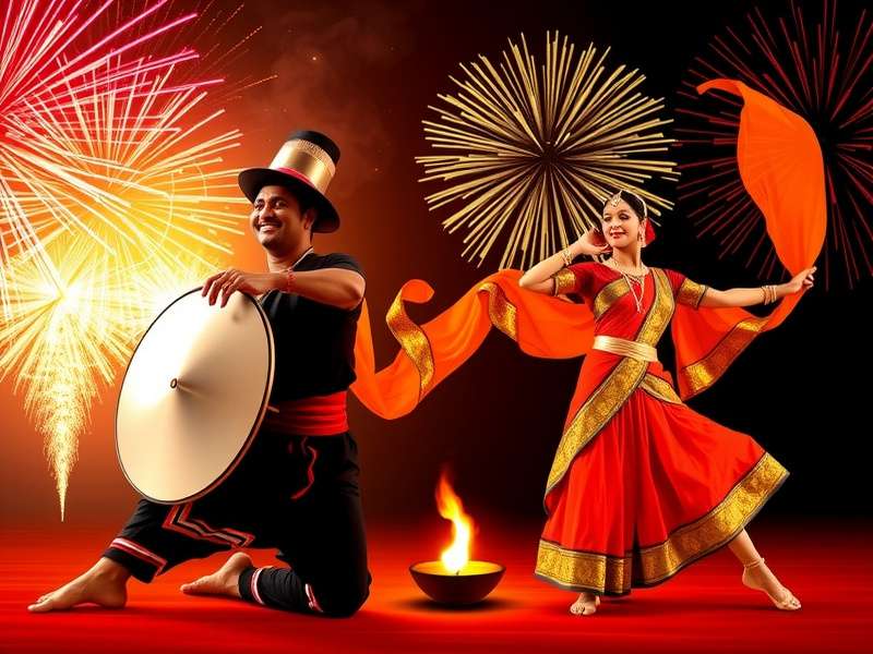 Flamenco Fiesta Diwali Special Event with Fireworks and Traditional Dancers